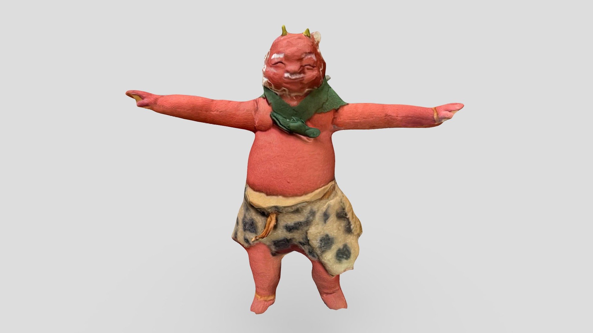 赤鬼（小6） - 3D model by mochinaga-archives (@toppensaga) [893eec7]