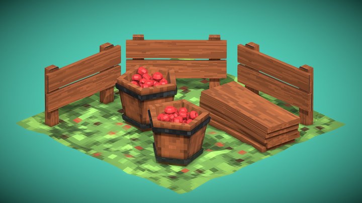 Wood stuff (test) 3D Model
