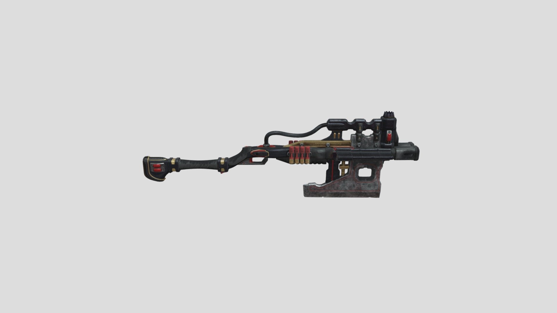 ShotGun texture - 3D model by Clembiarni [89413d3] - Sketchfab