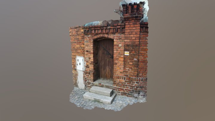 Wschowa Brick Door 3D Model