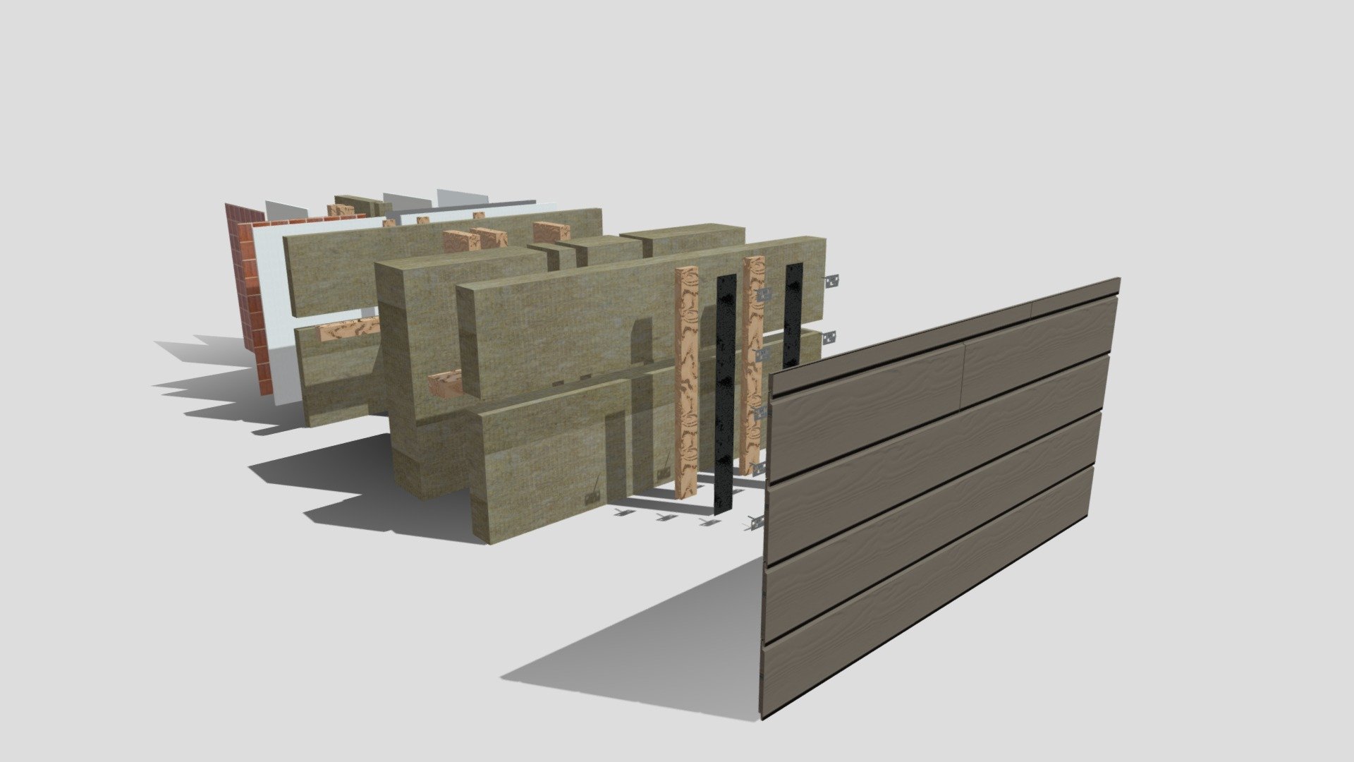 M0 CONNECTION WALL EXTERIOR WALL INTERIOR 3D 02