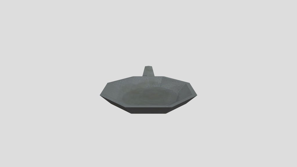 Frying pan lowpoly