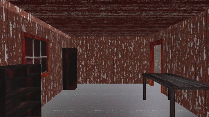 Granny 1.0 1.7.3 Nightmare House 3D Model