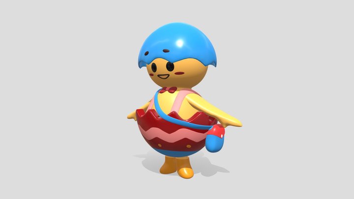 Kinder Mascot _Assignment 3D Model