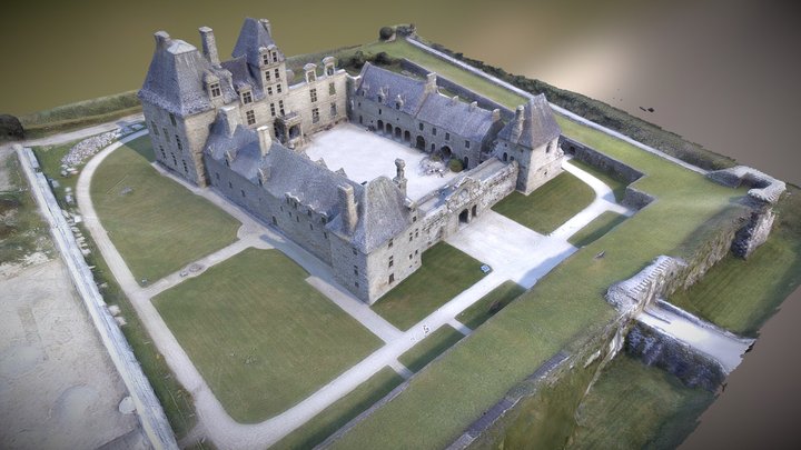 Château de Kerjean à Saint Vougay 3D Model
