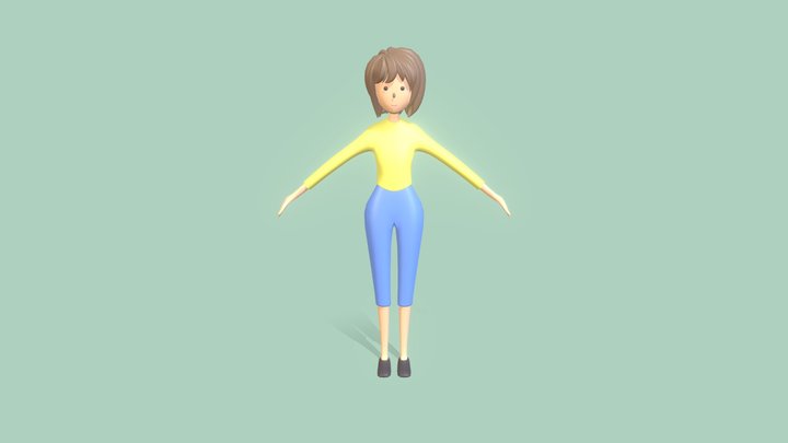 female NPC 3D Model
