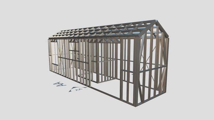 9x2.4 Model II - Lusk Homes 3D Model