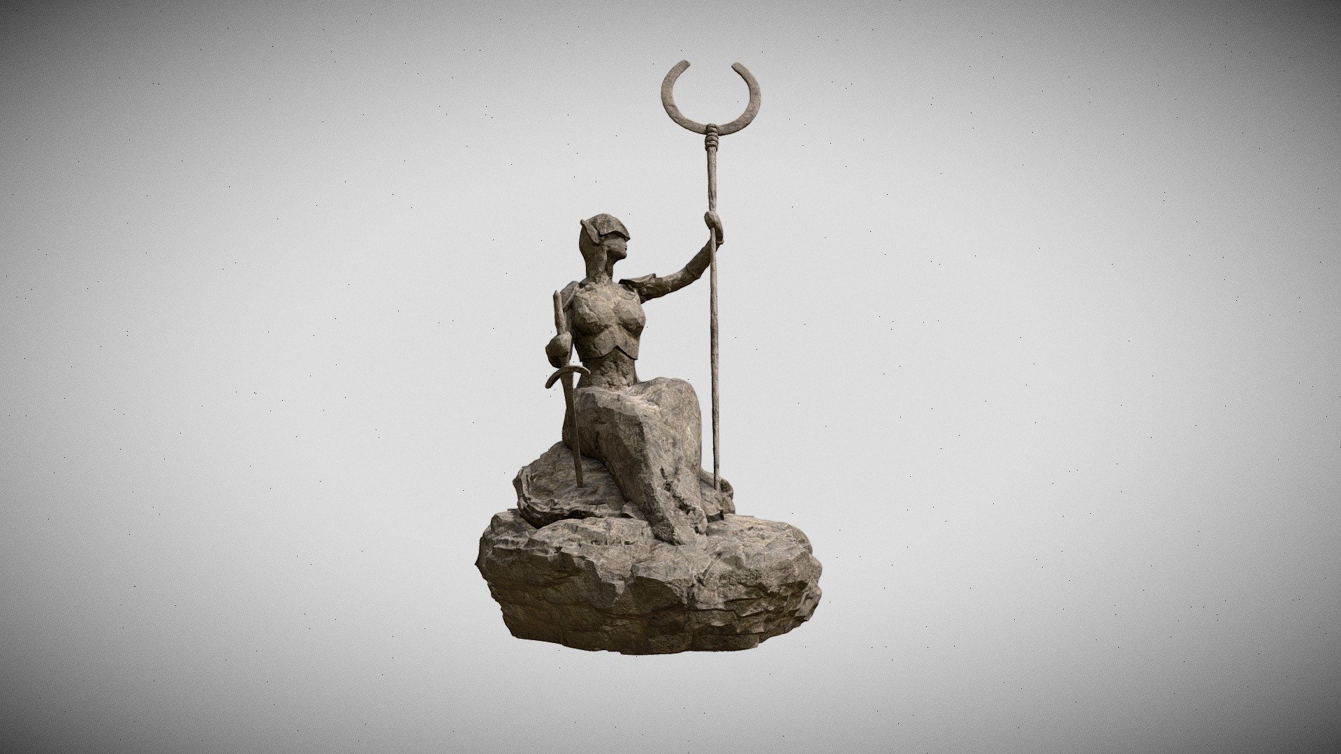 Large scale statue 04 - Buy Royalty Free 3D model by Ehsan Dabbaghi