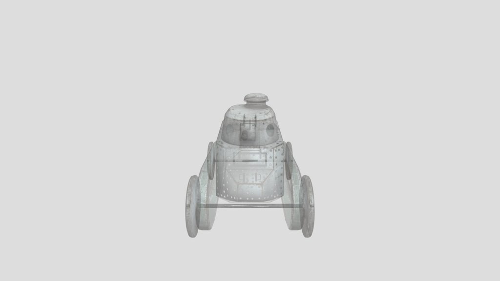 1920s Toy Ft 17 Tank White