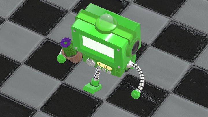 Robot_Happy 3D Model