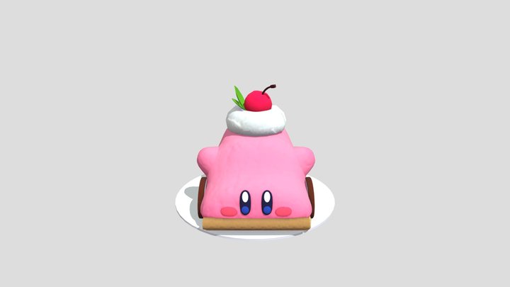 kirby cake car 3D Model