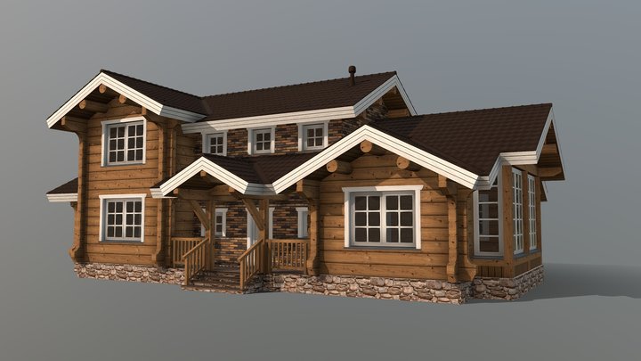 Гостевой дом (Богучаров) 3D Model
