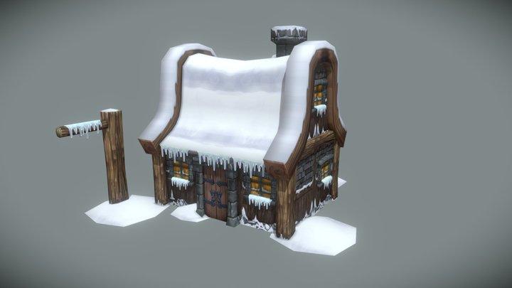 medieval fantasy house 3D Model
