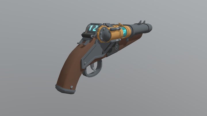 Plasma pistol 3D Model