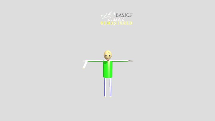 Baldi Version 5 3D Model