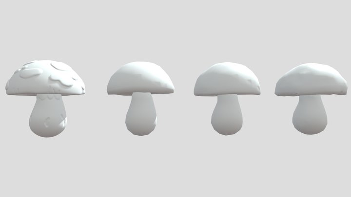 kraina grzybów 3D Model