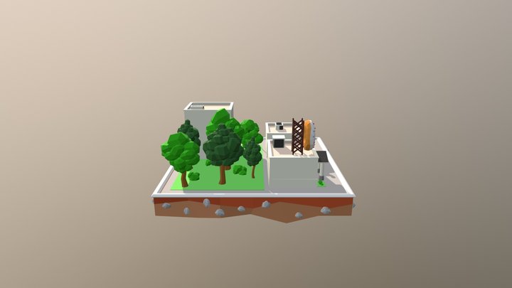 Island-shop 3D Model