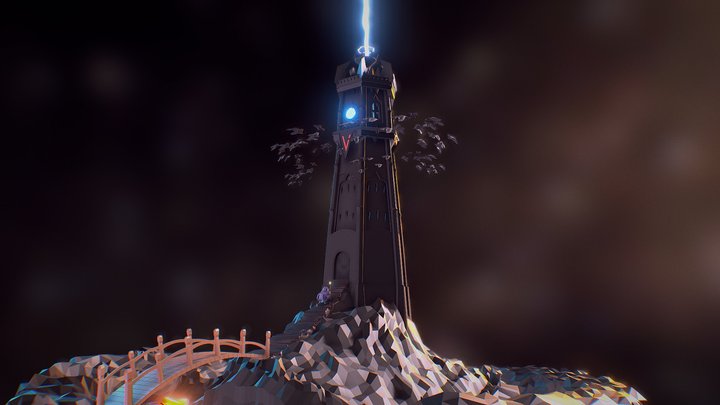 Wizard tower 3D Model