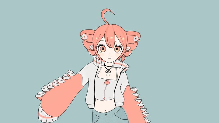 PPPP Kasane Teto 3D Model