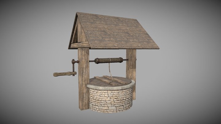Stone Well 3D Model