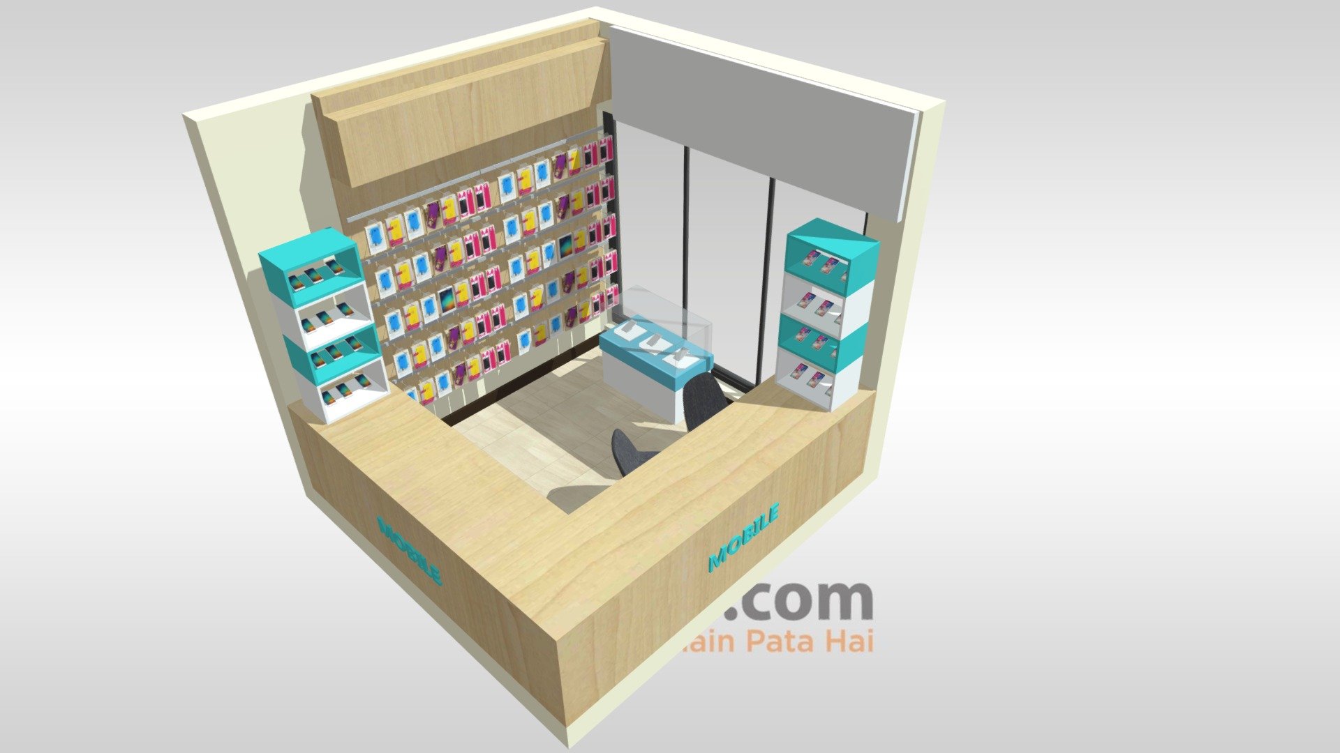 Kiosk (22-97Sq ft) - 3D model by EMPG [894ff4d] - Sketchfab