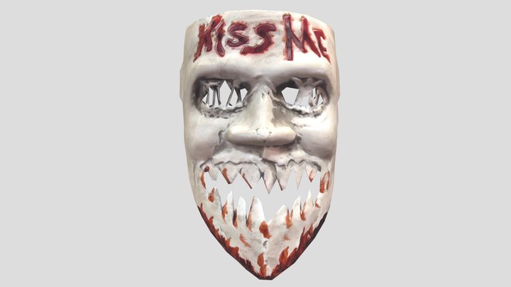 Kiss Me (The Purge) Mask 2 – Free 3D Model STL