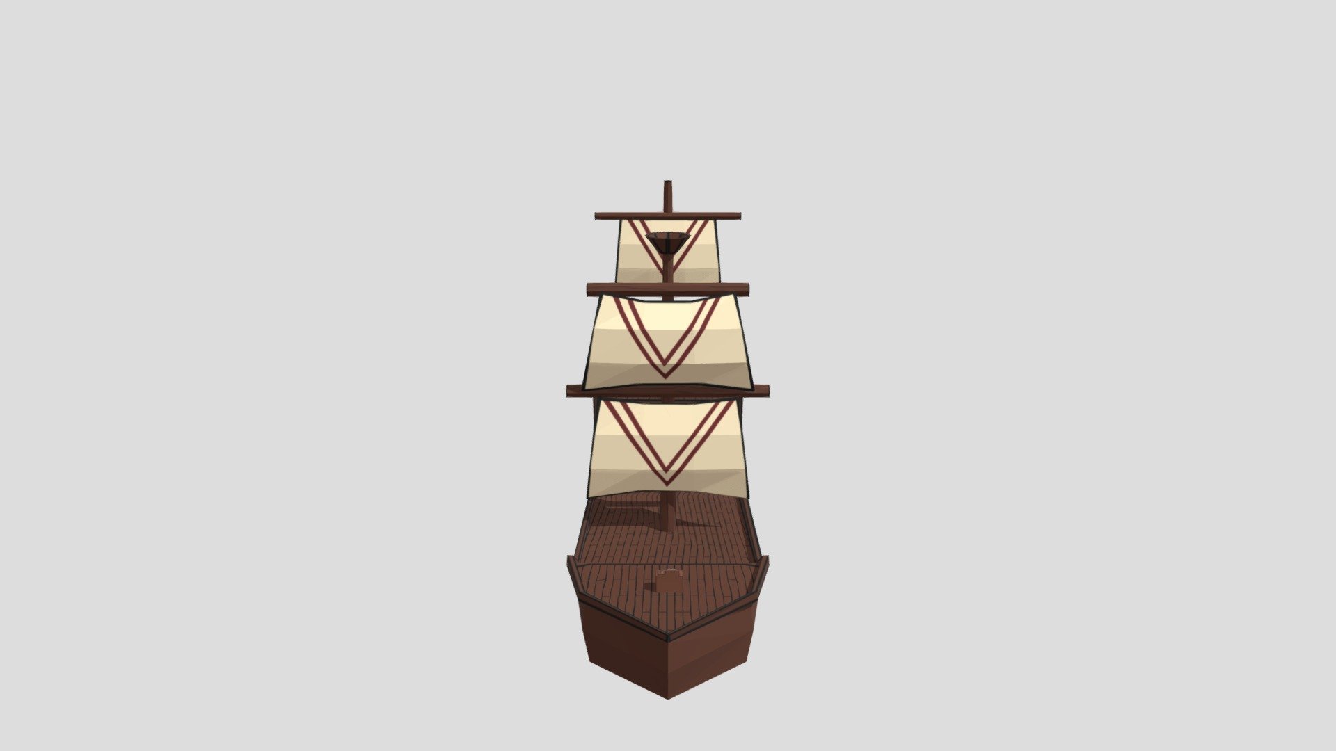 Simple Low Poly Boat