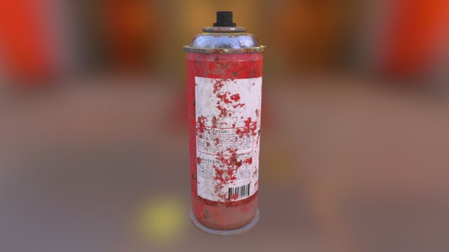 Post Apocalyptic Spray 3D Model