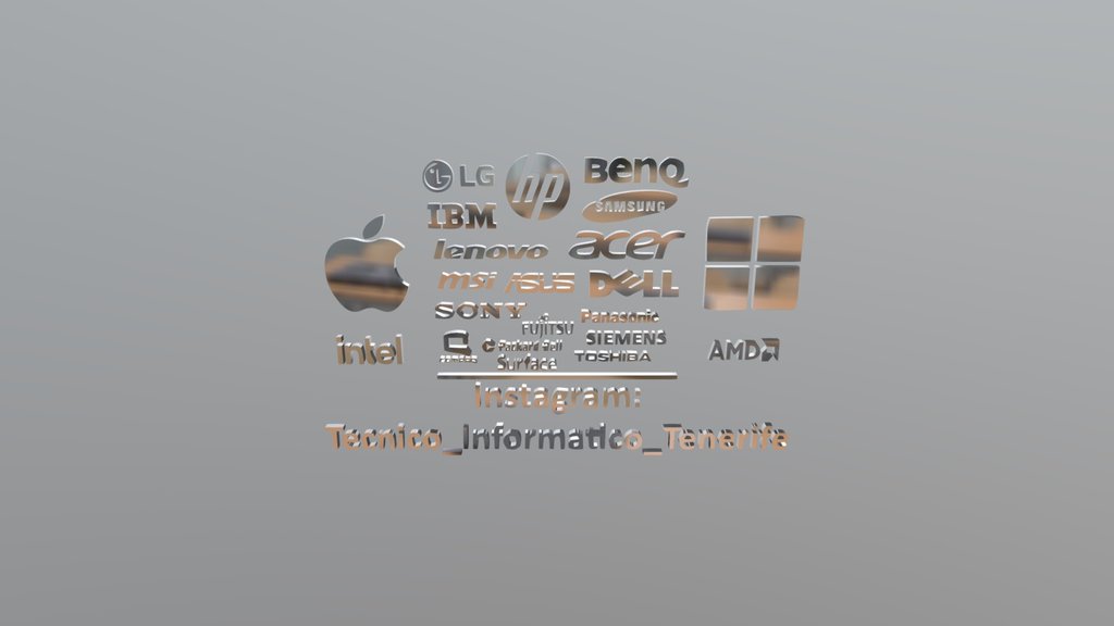 Brand Marca todos all computer ordenador PC 3D