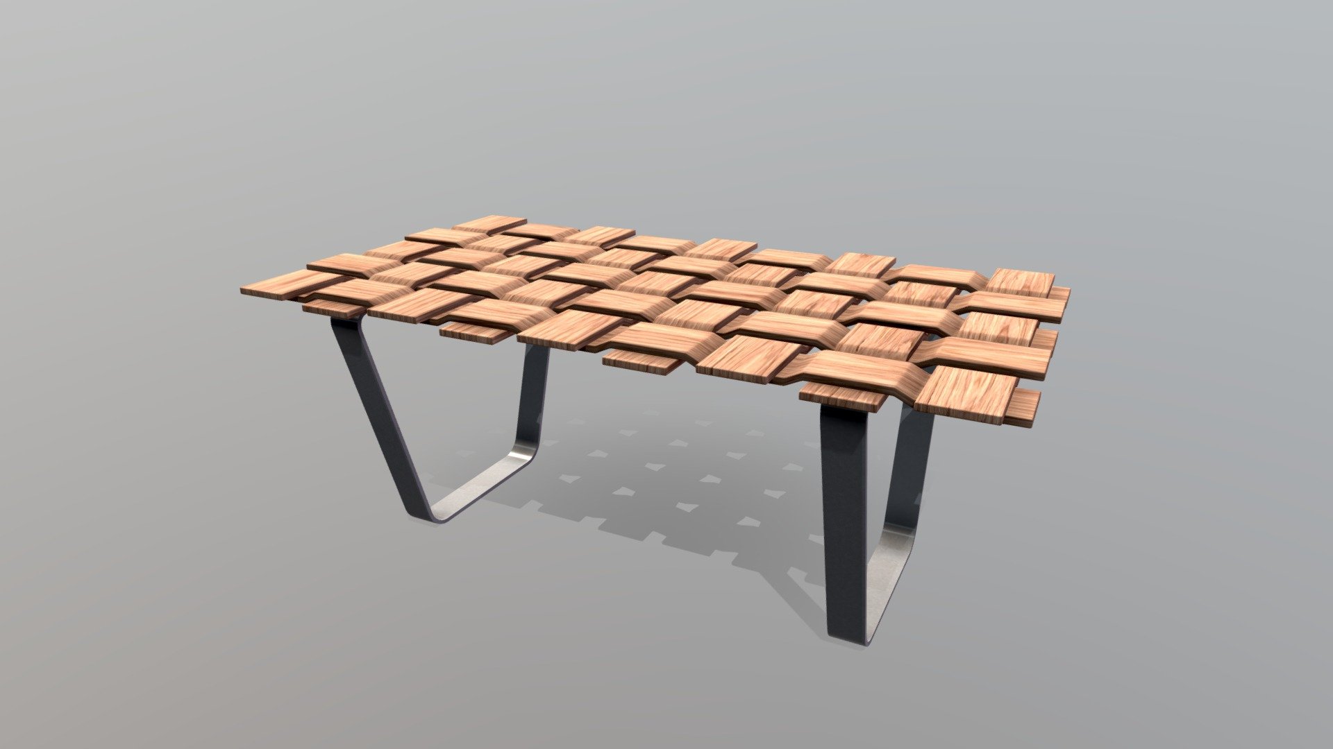 Checkmate Wooden Table