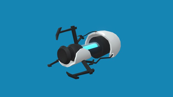 Portal Gun 3D Model