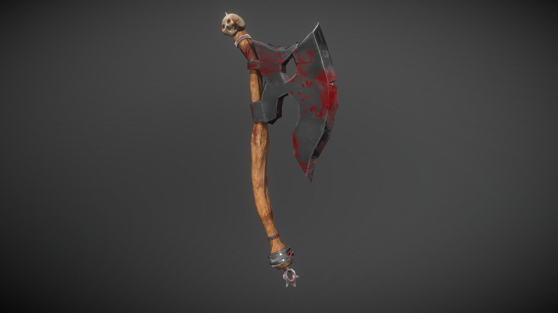 Stylized Axe Low-Poly