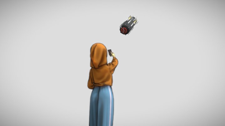 Retry_School_Boss_color 3D Model