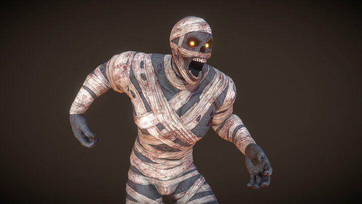 Giant Mummy 3D Model