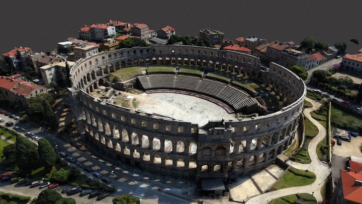 Anphitheatre Pula | Pula Arena | CROATIA 3D Model