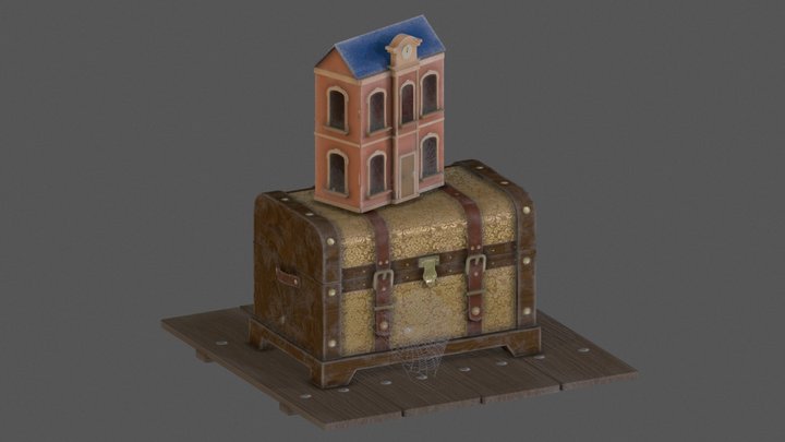 Attic props 3D Model