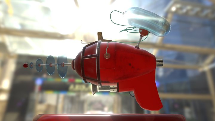 Lasergun 3D Model