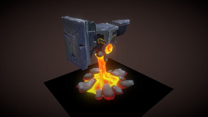 World of warcraft blacksmith shop sign 3D Model