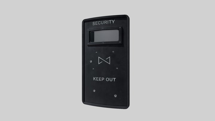 Ballistic Shield - 3D Asset 3D Model