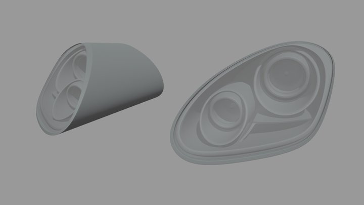 Car-headlight 3D models - Sketchfab