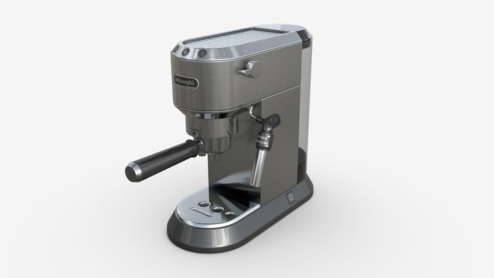 Manual espresso maker Delonghi EC685R Steel 3D Model