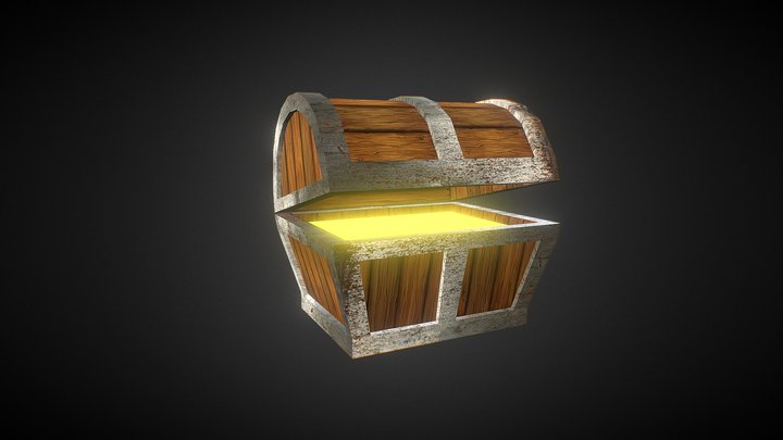 Treasure Chest 3D Model