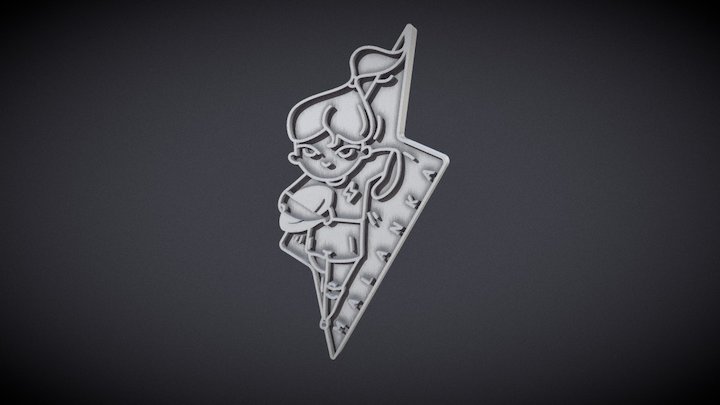 Malanka Team Badge 3D Model