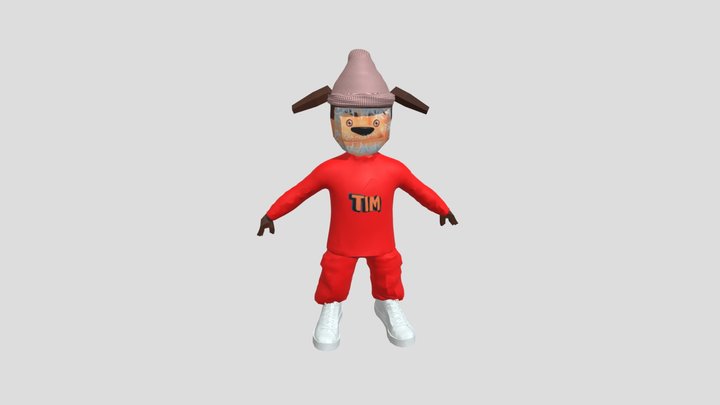 тимоха дед мороз 3D Model