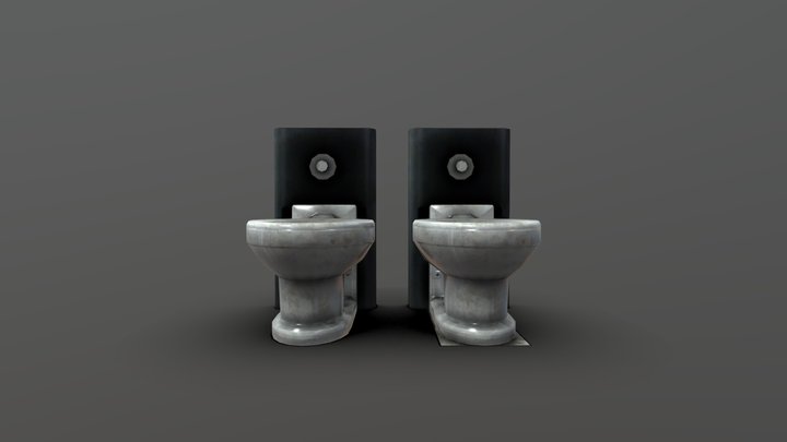 Freeman Toilet (Collection) 3D Model