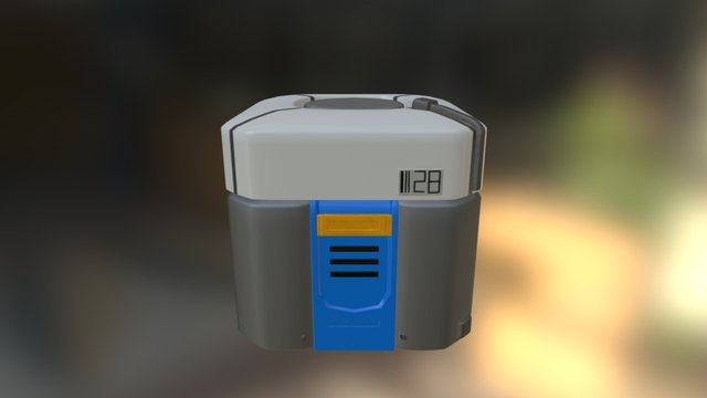 Overwatch Lootbox 3D Model