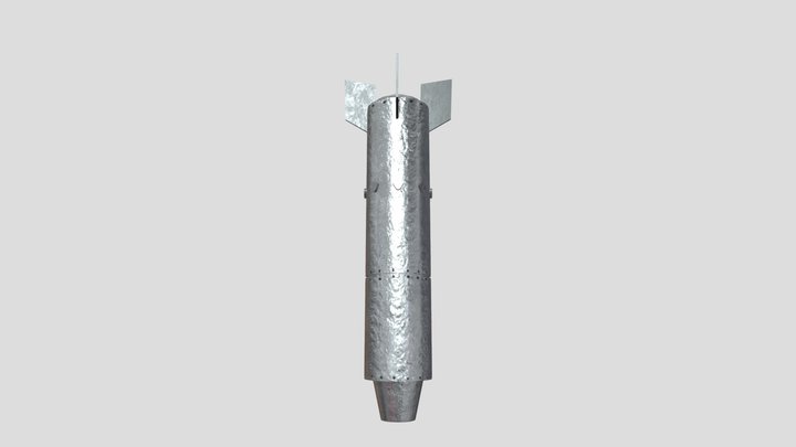 Nuclear Warhead Scene 3D Model