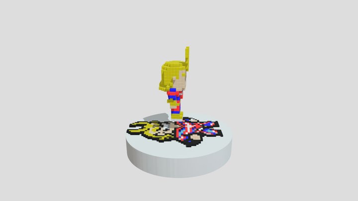 All Might My Hero Academia 3D Model