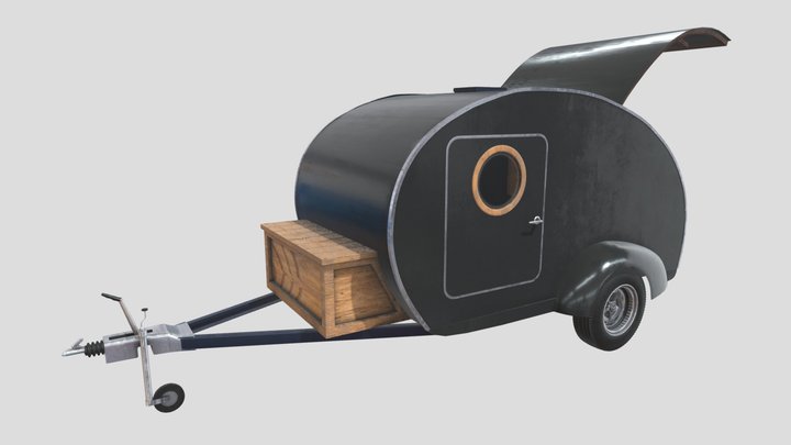 Teardrop Trailer 3D Model