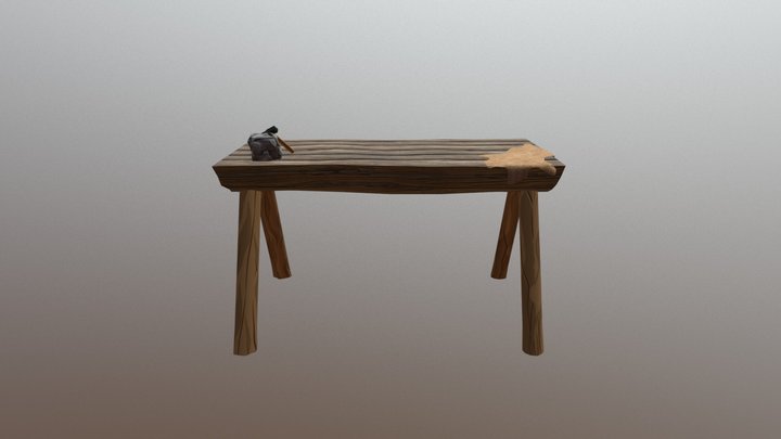 Mesa Crafteo Mokopuni 3D Model